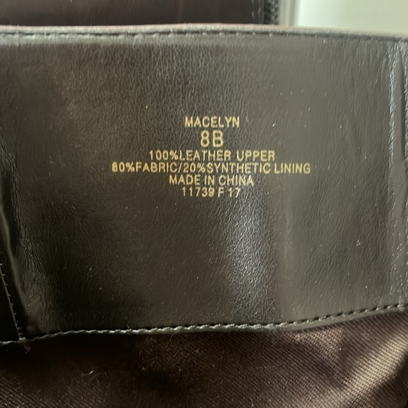 NWOB Lauren Ralph Lauren 'Macelyn' riding boot brwn leather buckle detail Sz 8B - Picture 14 of 15